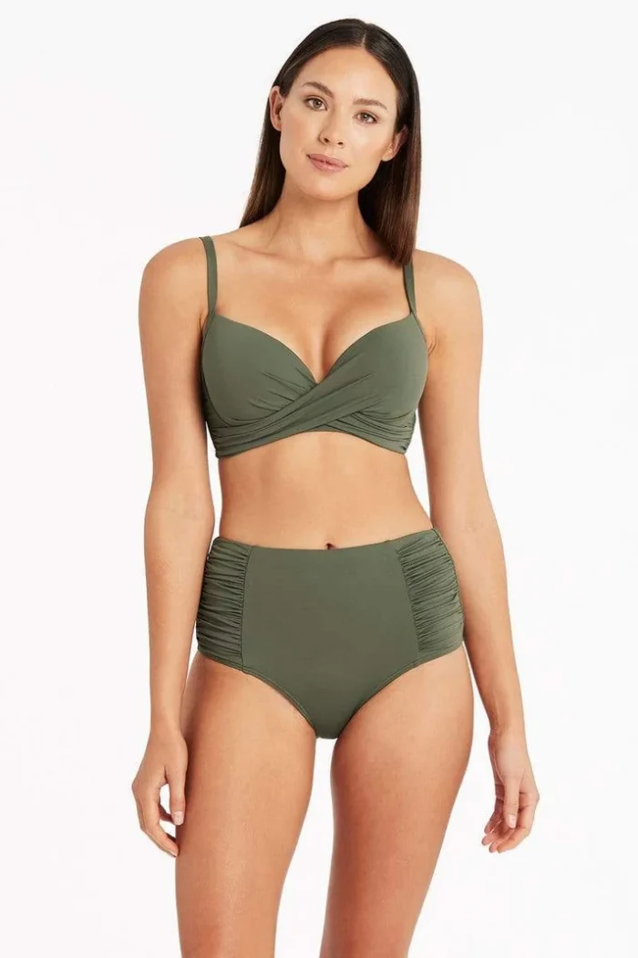 Eco Essentials Cross Front Moulded Cup Bra - Image 7
